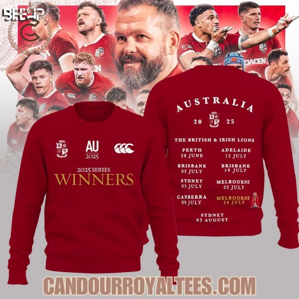 British Irish Lions – Lions Series Trophy Champion 2025 Tshirt, Hoodie