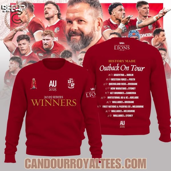 British Irish Lions – Lions Series Trophy Champion 2025 Tshirt, Hoodie