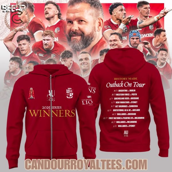 British Irish Lions – Lions Series Trophy Champion 2025 Tshirt, Hoodie