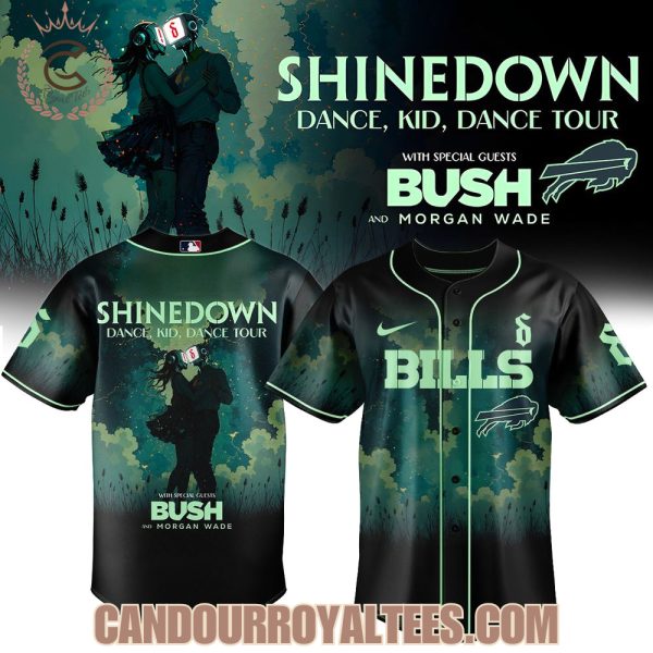 Buffalo Bills x Shinedown Dance, Kid, Dance Tour Merch 2025 Baseball Jersey