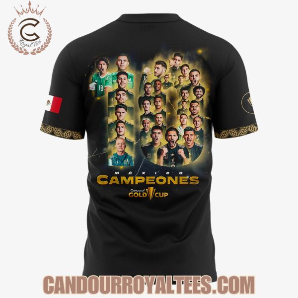 Camiseta del campeon de la Copa Oro de la Concacaf Mexico 2025