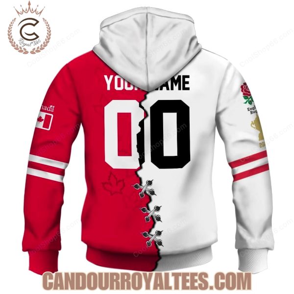 Canada Rugby x England Rugby Red Roses Hoodie
