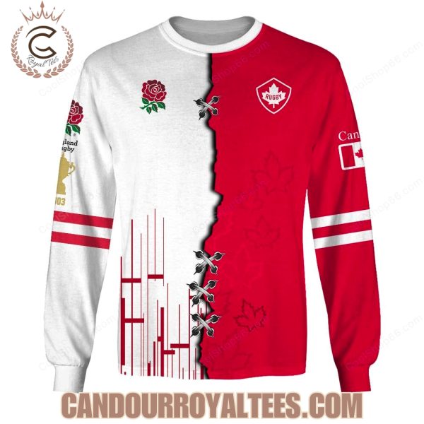 Canada Rugby x England Rugby Red Roses Hoodie