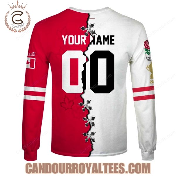 Canada Rugby x England Rugby Red Roses Hoodie