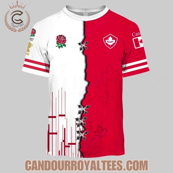 Canada Rugby x England Rugby Red Roses Hoodie