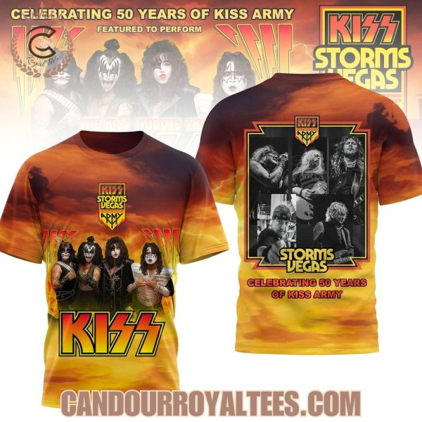 Celebrating 50 Years Of Kiss Army Tshirt