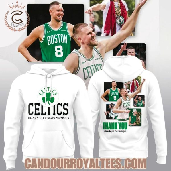 Celtics Thank You Kristaps Porziņģis Tshirt, Hoodie