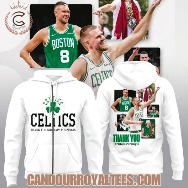 Celtics Thank You Kristaps Porziņģis Tshirt, Hoodie