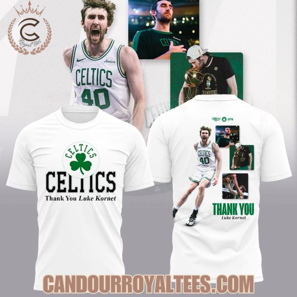 Celtics Thank You Luke Kornet Tshirt, Hoodie