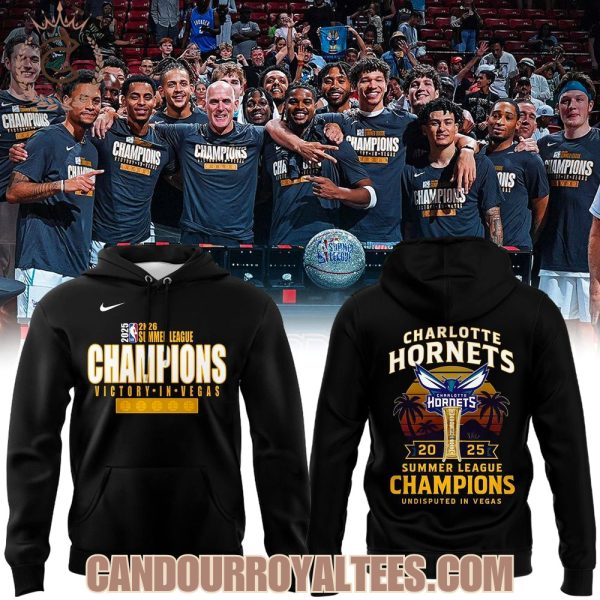 Charlotte Hornets 2025 Summer League Champions Tshirt, Hoodie