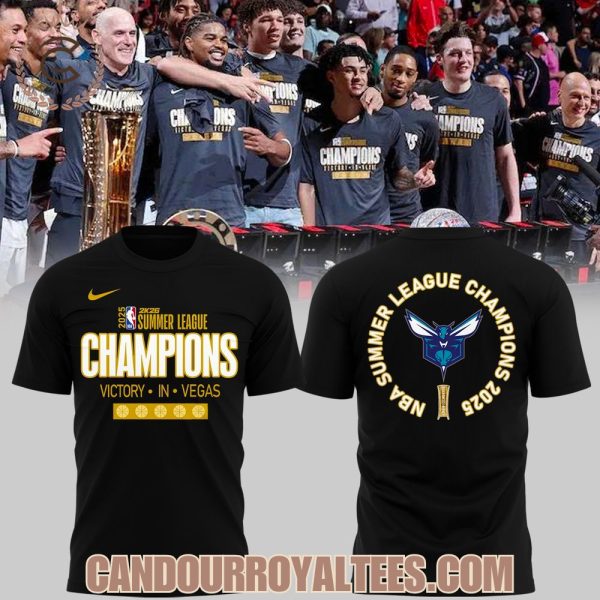 Charlotte Hornets NBA Summer League Champions 2025 T-Shirt