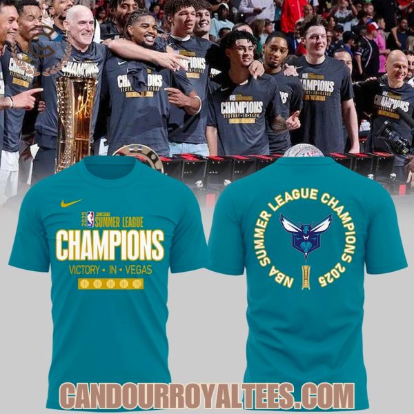 Charlotte Hornets NBA Summer League Champions 2025 T-Shirt