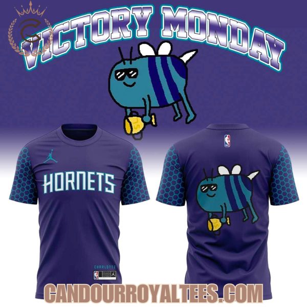 Charlotte Hornets Victory Monday Logo Shirt