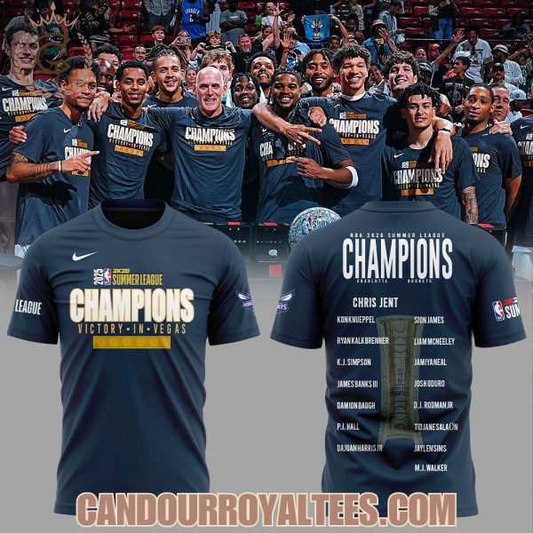 Charlotte Hornets Winners Of The Summer Champions Tshirt, Hoodie
