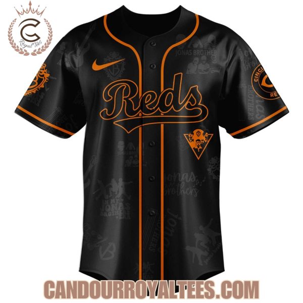 Cincinnati Reds x Jonas Brothers Living The Dream Tour 2025 Jersey