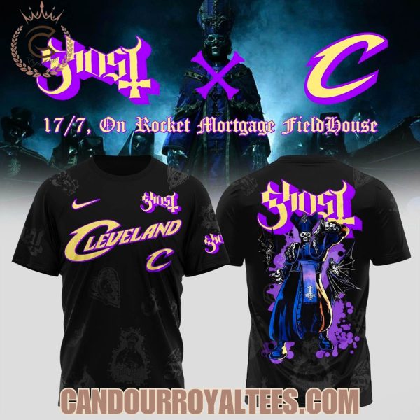 Cleveland Cavaliers x Ghost Band World Tour 2025 Tshirt, Hoodie