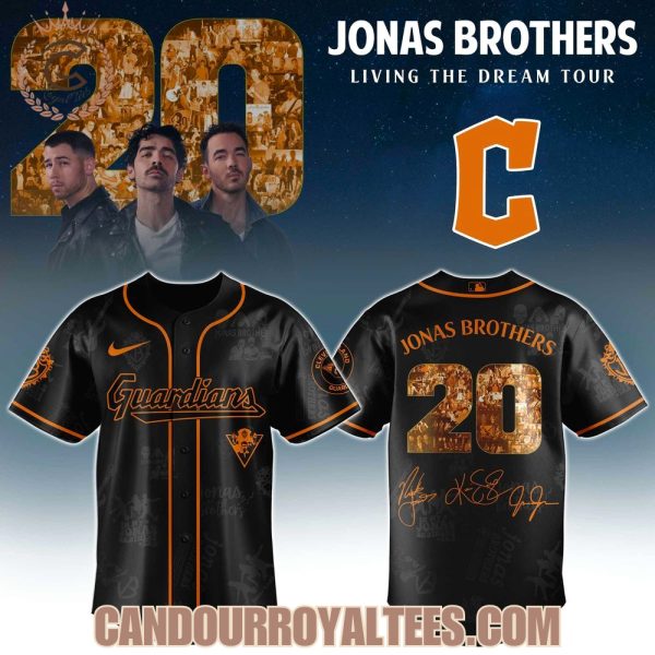 Cleveland Guardians x Jonas Brothers Living The Dream Tour 2025 Jersey