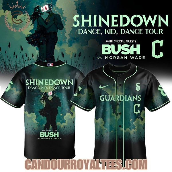Cleveland Guardians x Shinedown Dance, Kid, Dance Tour Merch 2025 Baseball Jersey