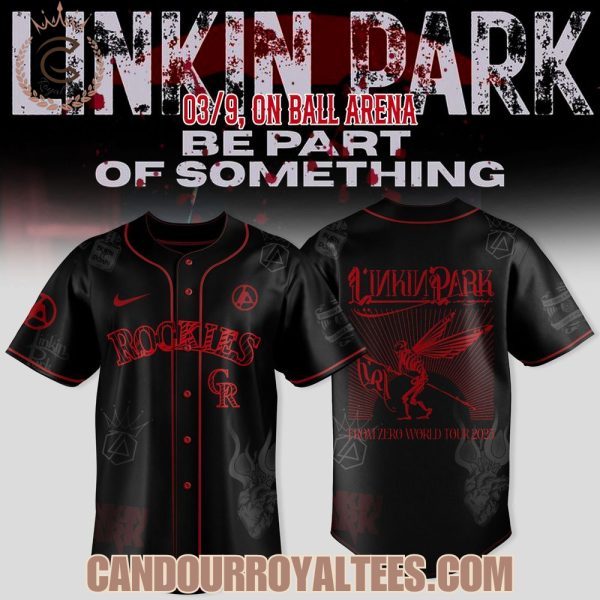 Colorado Rockies x LINKIN PARK: From Zero World Tour 2025 Jersey