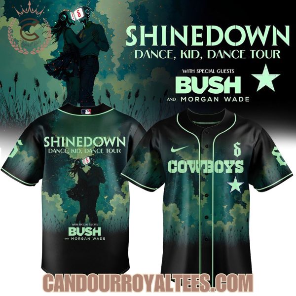 Dallas Cowboys x Shinedown Dance, Kid, Dance Tour Merch 2025 Baseball Jersey