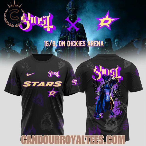 Dallas Stars x Ghost Tour Merch 2025 Tshirt