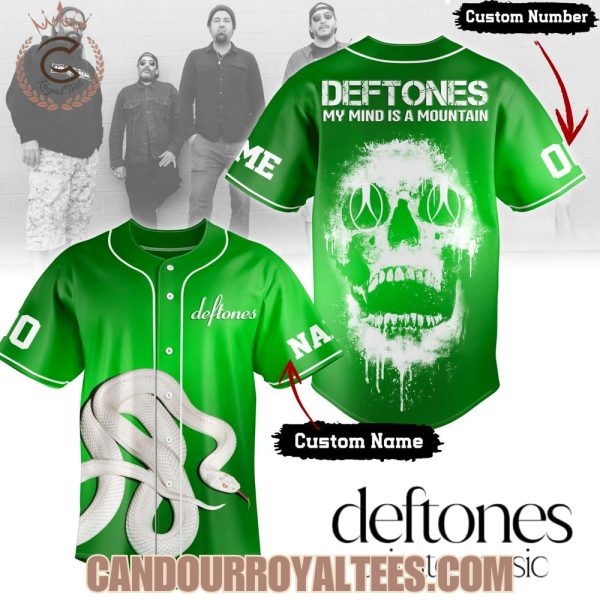 Deftones My Mind Is A Mountain Custom Baseball Jersey