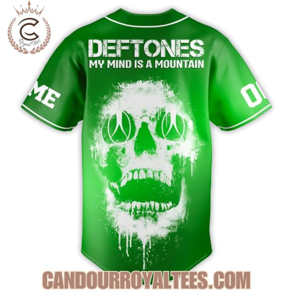 Deftones My Mind Is A Mountain Custom Baseball Jersey