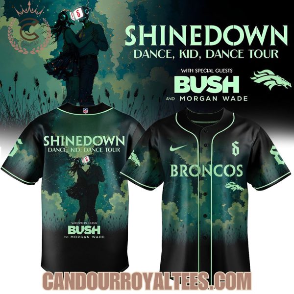 Denver Broncos x Shinedown Dance, Kid, Dance Tour Merch 2025 Baseball Jersey