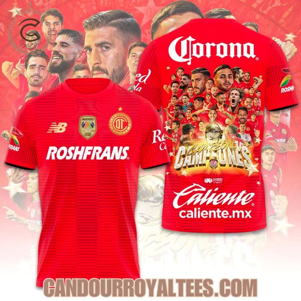 Deportivo Toluca Campeón de Campeones 2025 Shirt, Hoodie