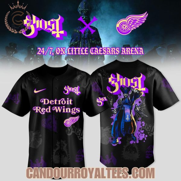Detroit Red Wings x Ghost World Tour 2025 Jersey