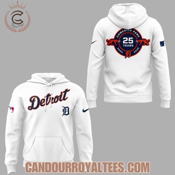 Detroit Tigers Celebrating The 25th Anniversary Of Comerica Park Hoodie