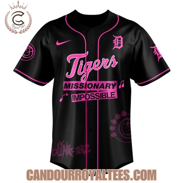 Detroit Tigers x Blink-182 Missionary Impossible Tour 2025 Jersey