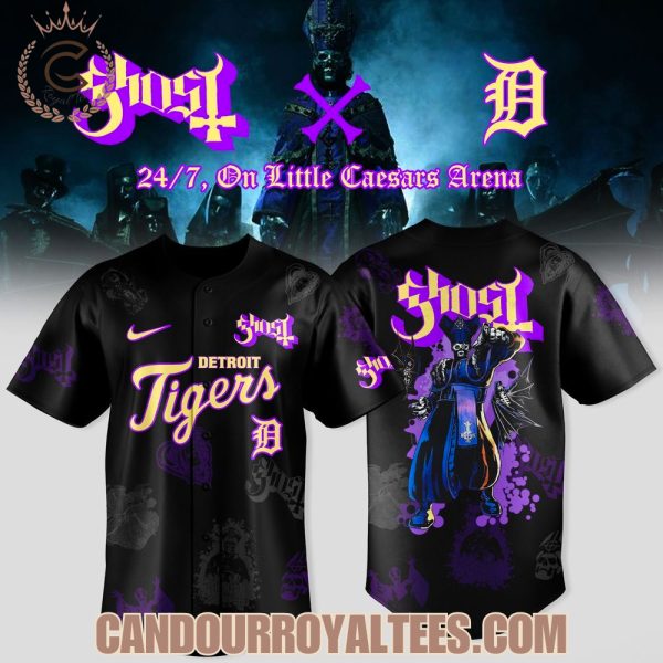 Detroit Tigers x Ghost Band World Tour 2025 Jersey