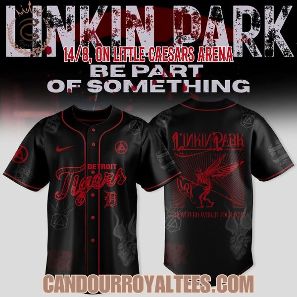 Detroit Tigers x LINKIN PARK: From Zero World Tour 2025 Jersey