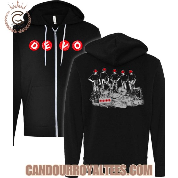 Devo By Chris Shary Zip Hoodie