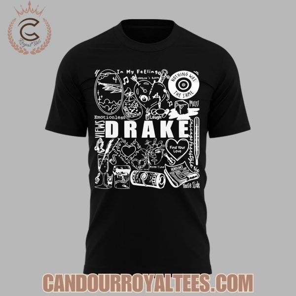 Drake Summer Tour to Birmingham 2025 Black Tshirt