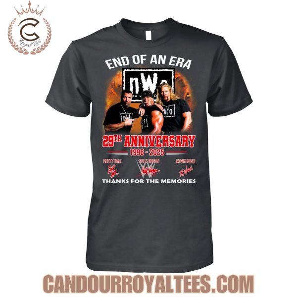 End Of An Era nWo 29th Anniversary 1996-2025 Thanks For The Memories T-Shirt