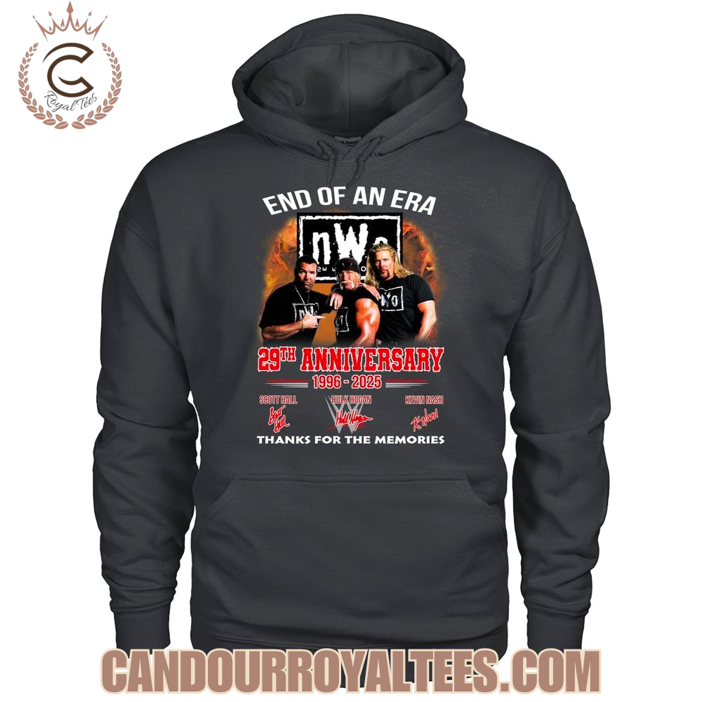 End Of An Era nWo 29th Anniversary 1996-2025 Thanks For The Memories T-Shirt End Of An Era nWo 29th Anniversary 1996-2025 Thanks For The Memories T-Shirt