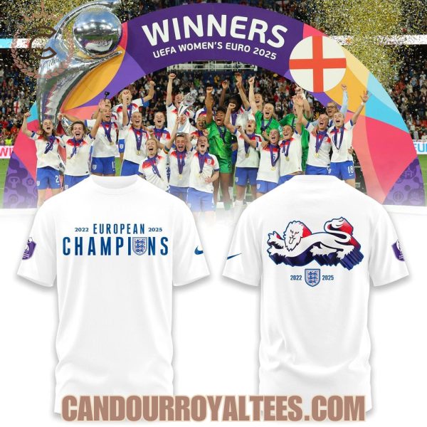 England Lionesses 2025 European Champions Hoodie