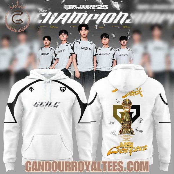 Gen.G Back To Back MSI Champions Tshirt, Hoodie