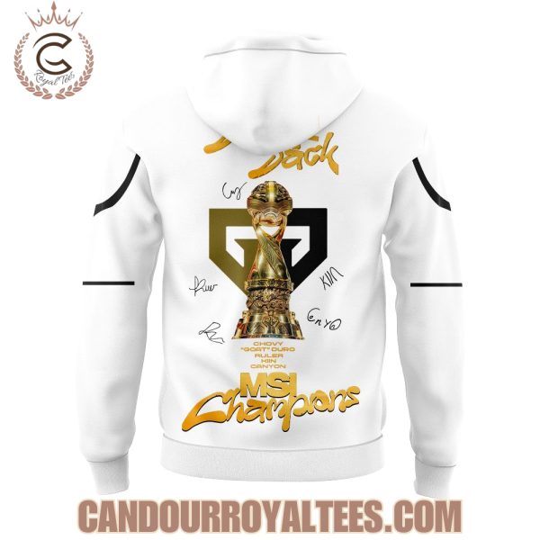 Gen.G Back To Back MSI Champions Tshirt, Hoodie