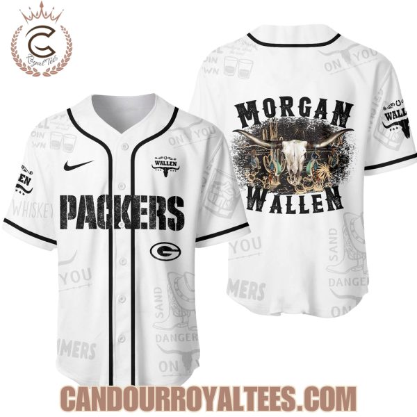 Green Bay Packers x Wallen Morgan tour Merch 2025 Jersey