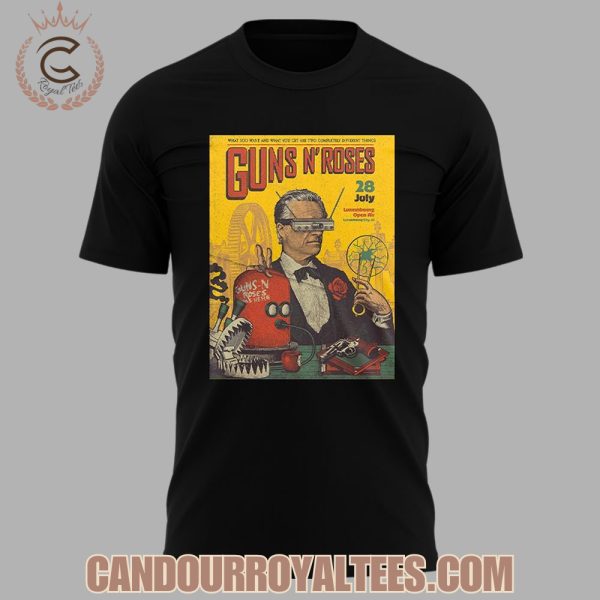 Guns N’ Roses World Tour to Luxembourg 2025 Tshirt