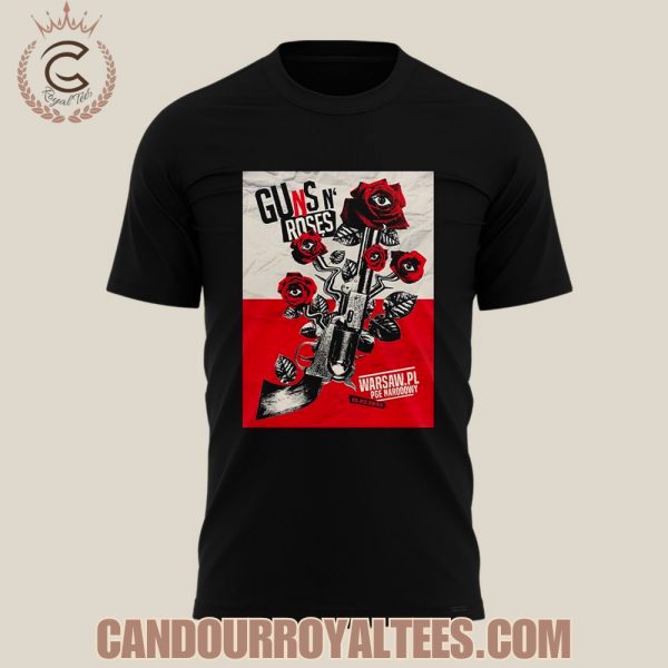 Guns N’ Roses World Tour to Warsaw 2025 Tshirt