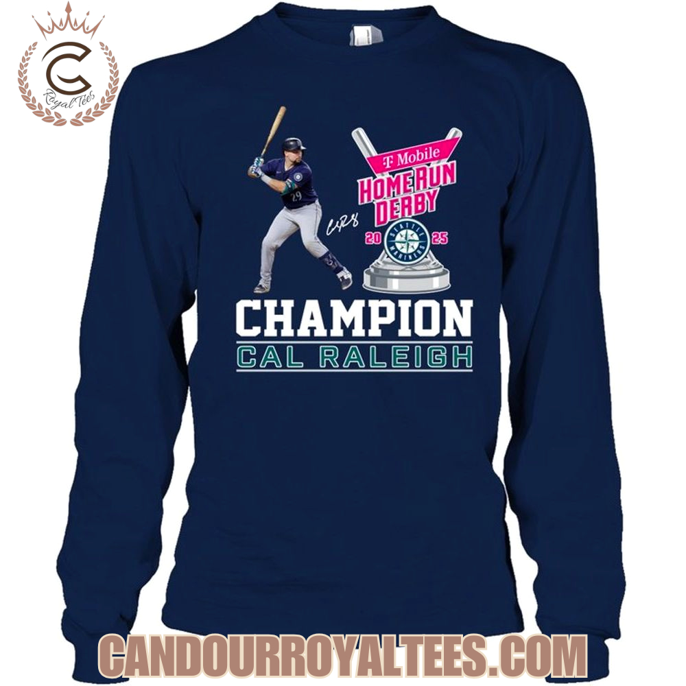 Home Run Derby 2025 Champion Cal Raleigh T-Shirt Home Run Derby 2025 Champion Cal Raleigh T-Shirt