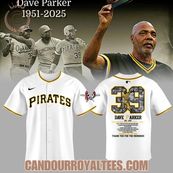 Honoring The Legend Pirates Dave Parker 1951-2025 Baseball Jersey