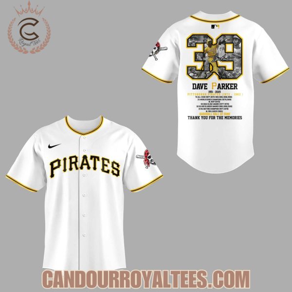 Honoring The Legend Pirates Dave Parker 1951-2025 Baseball Jersey