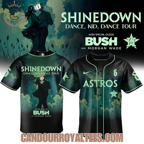 Houston Astros x Shinedown Dance, Kid, Dance Tour Merch 2025 Baseball Jersey