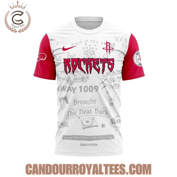 Houston Rockets x Enhypen Walk The Line 2025 Signature Tshirt, Hoodie