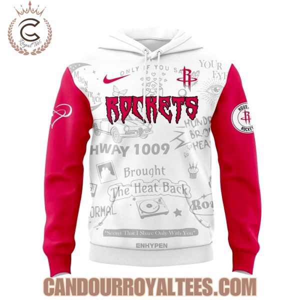 Houston Rockets x Enhypen Walk The Line 2025 Signature Tshirt, Hoodie